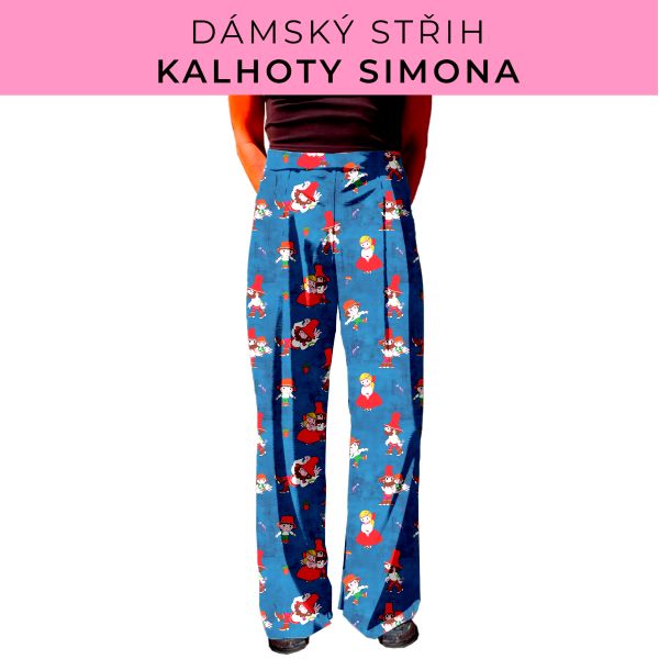 Dámský střih - kalhoty Simona