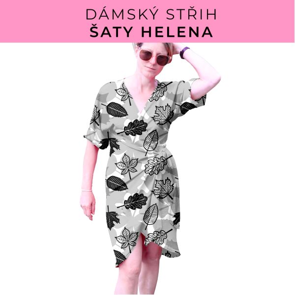 Dámský střih na šaty  Helena
