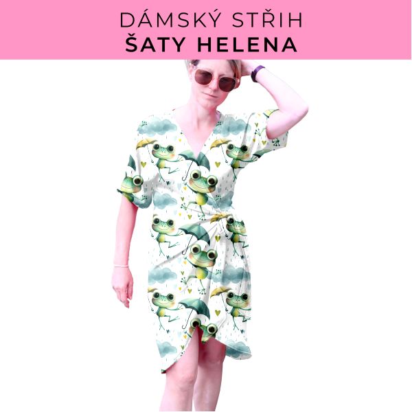 Dámský střih na šaty  Helena