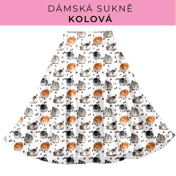 DÁMSKÝ střih - Kolová sukně