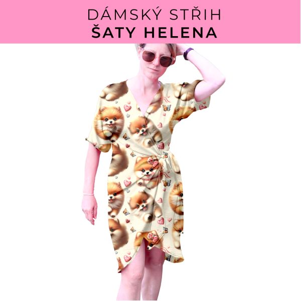 Dámský střih na šaty  Helena
