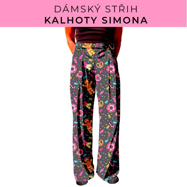 Dámský střih - kalhoty Simona
