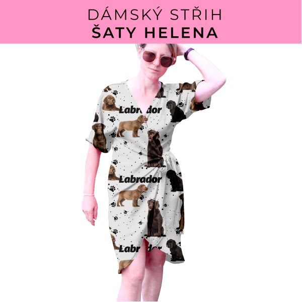 Dámský střih na šaty  Helena