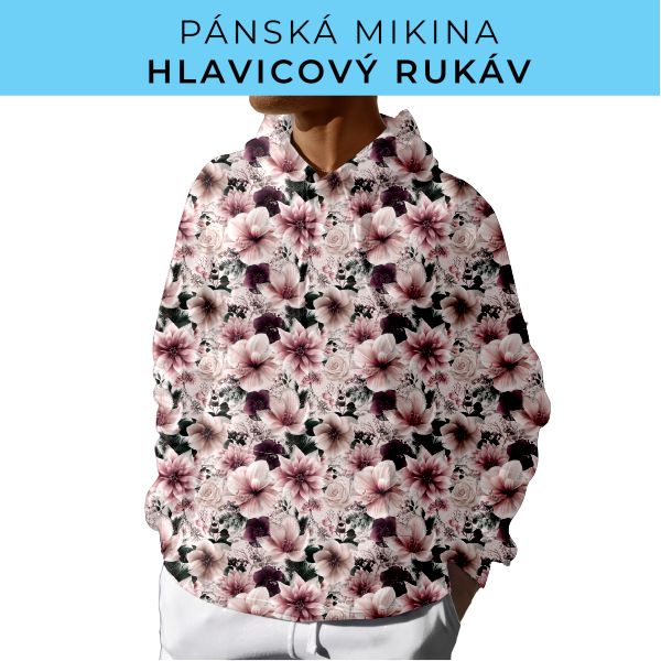 PÁNSKÝ střih - mikina s kapucí