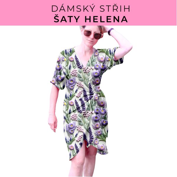 Dámský střih na šaty  Helena