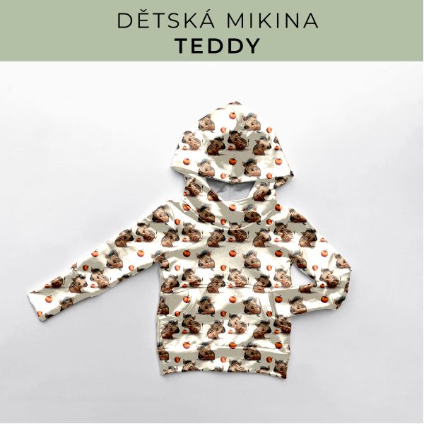 DĚTSKÝ střih - Mikina Teddy
