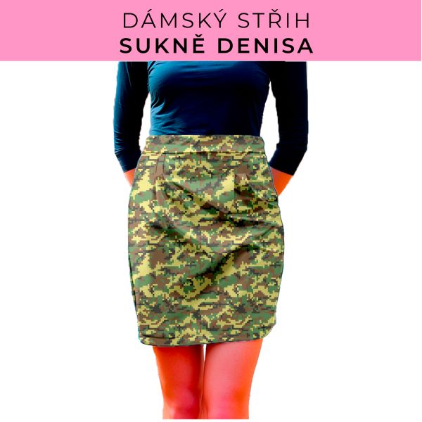 Dámský střih - Dámská sukně Denisa
