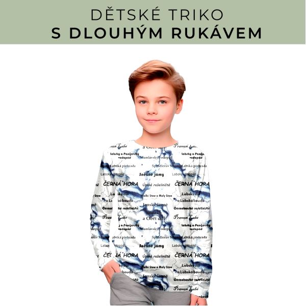 DĚTSKÝ střih - triko dlouhý rukáv