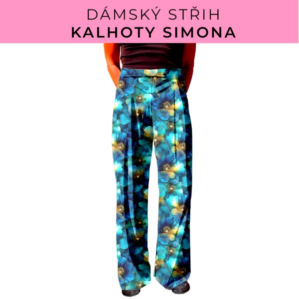 Dámský střih - kalhoty Simona