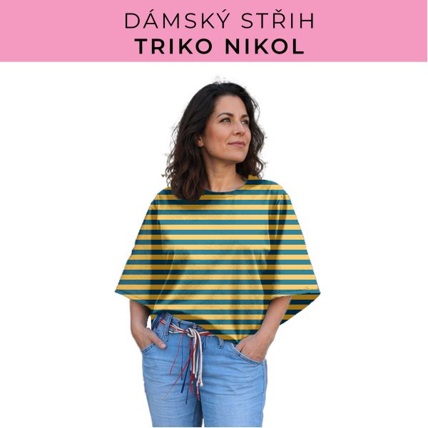 Dámský střih -  triko Nikol