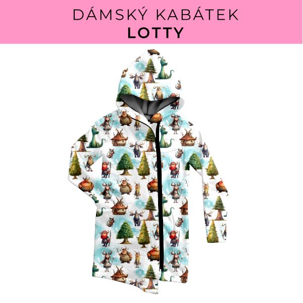 DÁMSKÝ střih - Kabátek Lotty