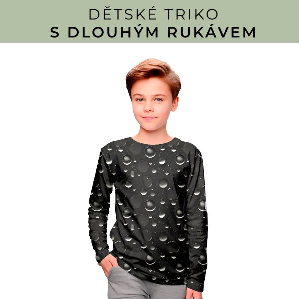 DĚTSKÝ střih - triko dlouhý rukáv