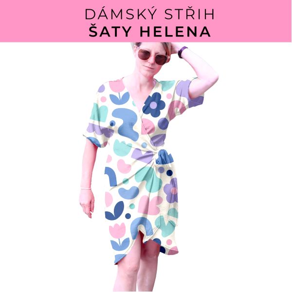 Dámský střih na šaty  Helena