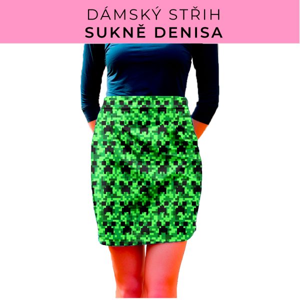 Dámský střih - Dámská sukně Denisa
