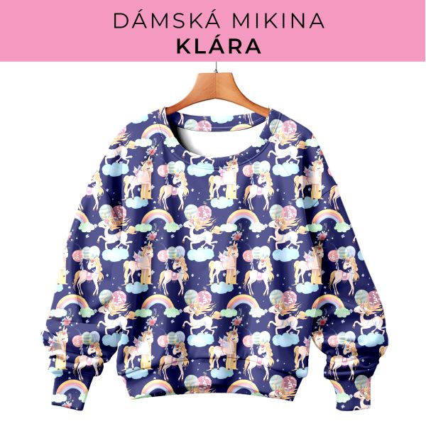 DÁMSKÝ střih - mikina Klára