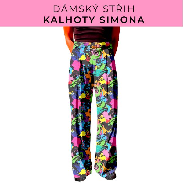 Dámský střih - kalhoty Simona