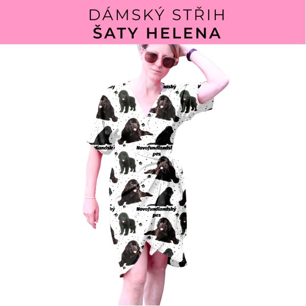 Dámský střih na šaty  Helena