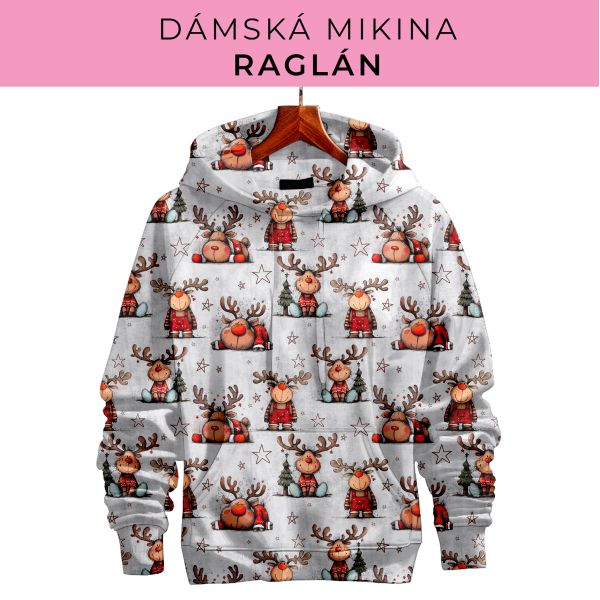 DÁMSKÝ střih - mikina raglán