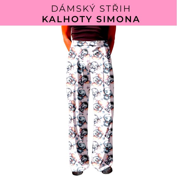 Dámský střih - kalhoty Simona