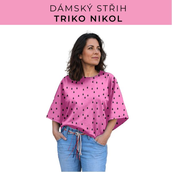 Dámský střih -  triko Nikol