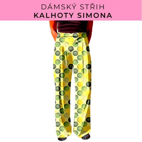 Dámský střih - kalhoty Simona