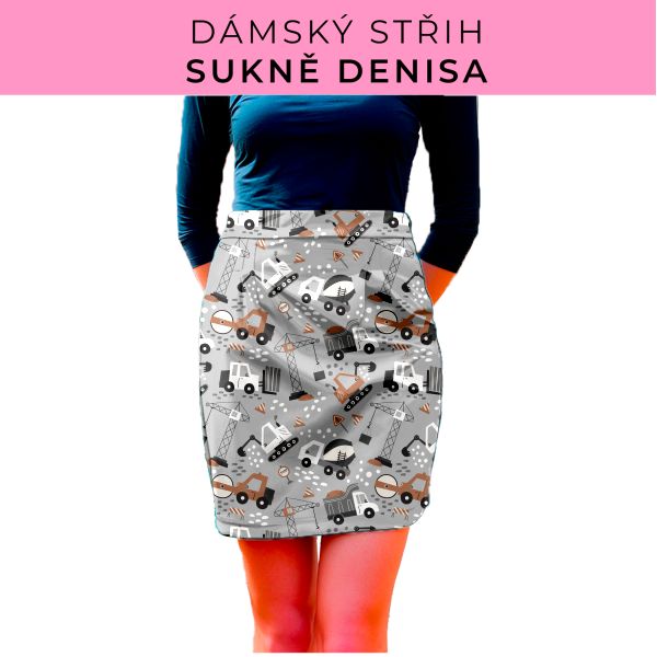 Dámský střih - Dámská sukně Denisa