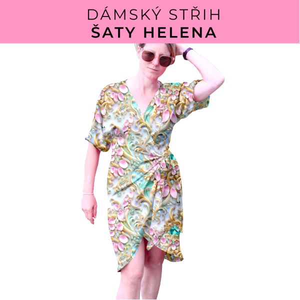 Dámský střih na šaty  Helena