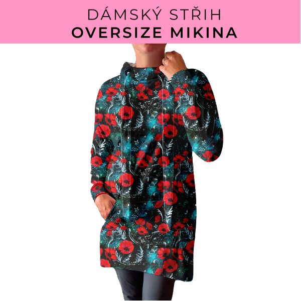 DÁMSKÝ střih - Oversize mikina