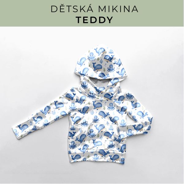 DĚTSKÝ střih - Mikina Teddy