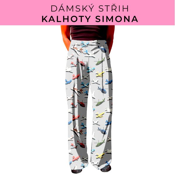 Dámský střih - kalhoty Simona