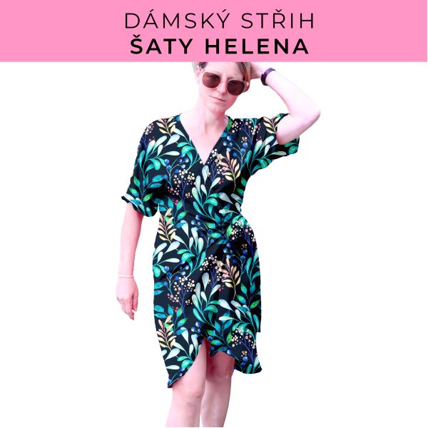 Dámský střih na šaty  Helena
