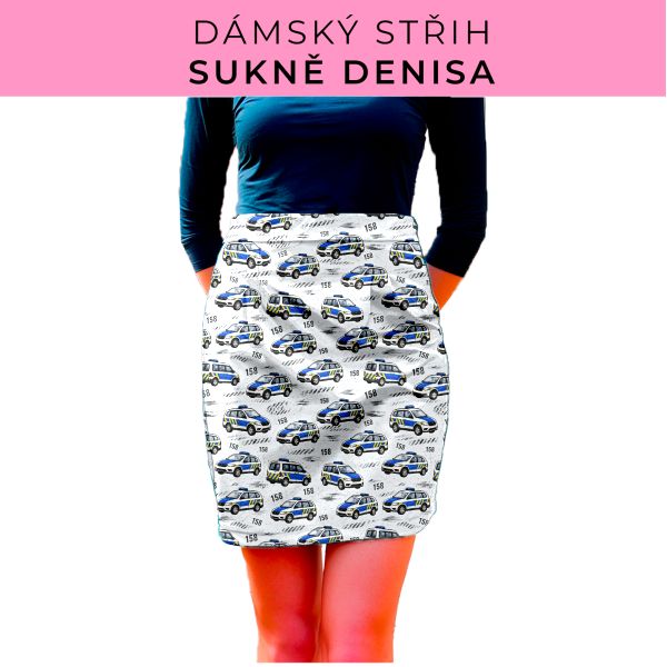 Dámský střih - Dámská sukně Denisa