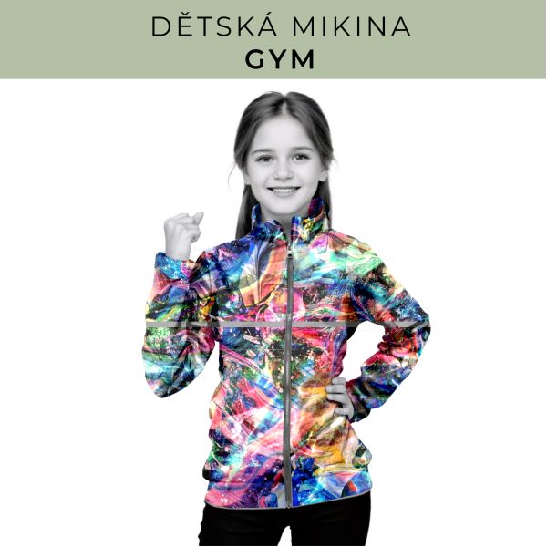 Dětská střih - mikina GYM