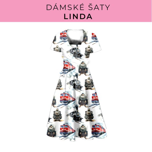 DÁMSKÝ střih - šaty Linda