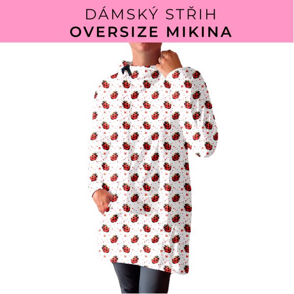 DÁMSKÝ střih - Oversize mikina