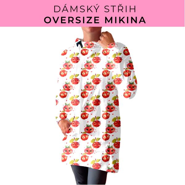 DÁMSKÝ střih - Oversize mikina