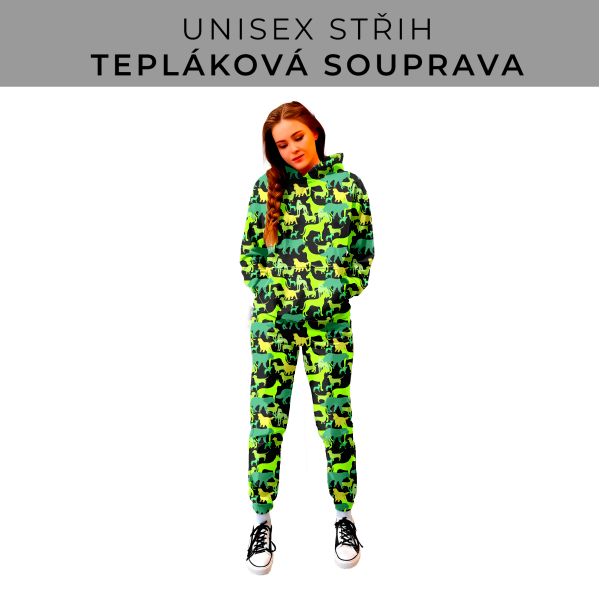 DÁMSKÝ střih - SET mikina a tepláky 