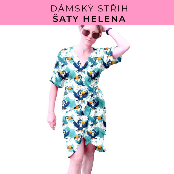Dámský střih na šaty  Helena