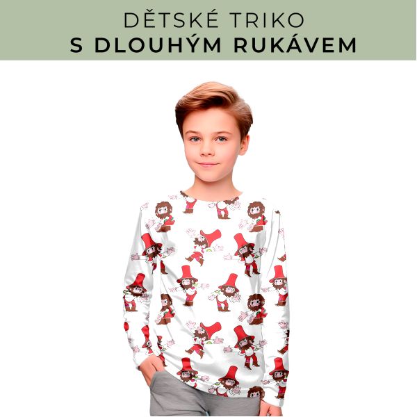 DĚTSKÝ střih - triko dlouhý rukáv