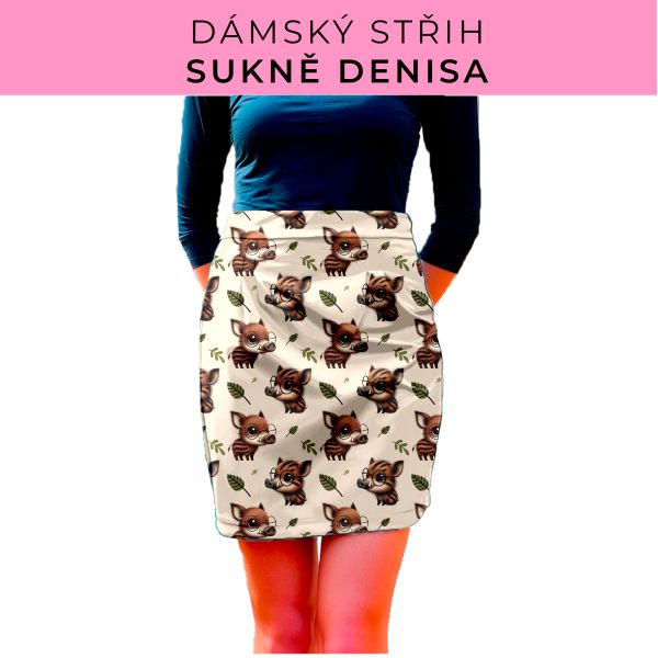 Dámský střih - Dámská sukně Denisa