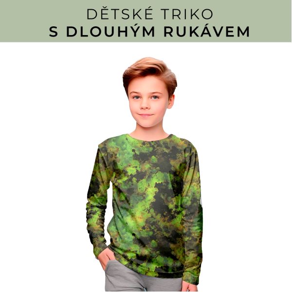 DĚTSKÝ střih - triko dlouhý rukáv
