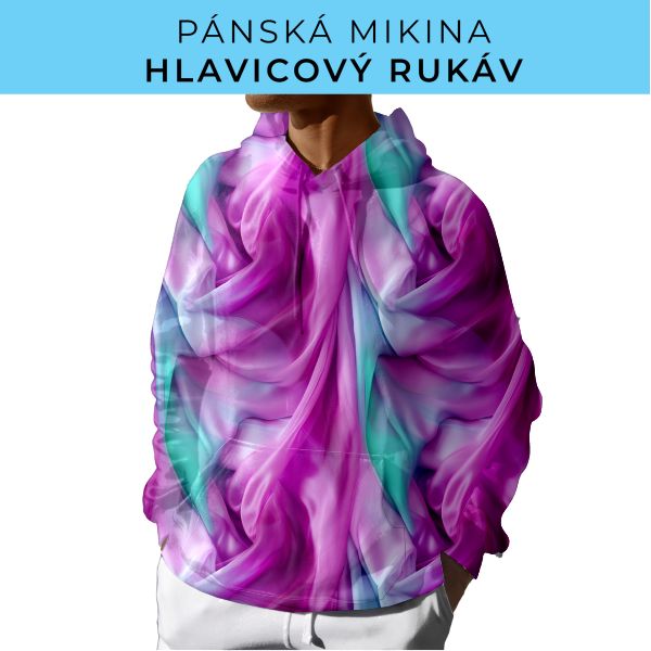 PÁNSKÝ střih - mikina s kapucí