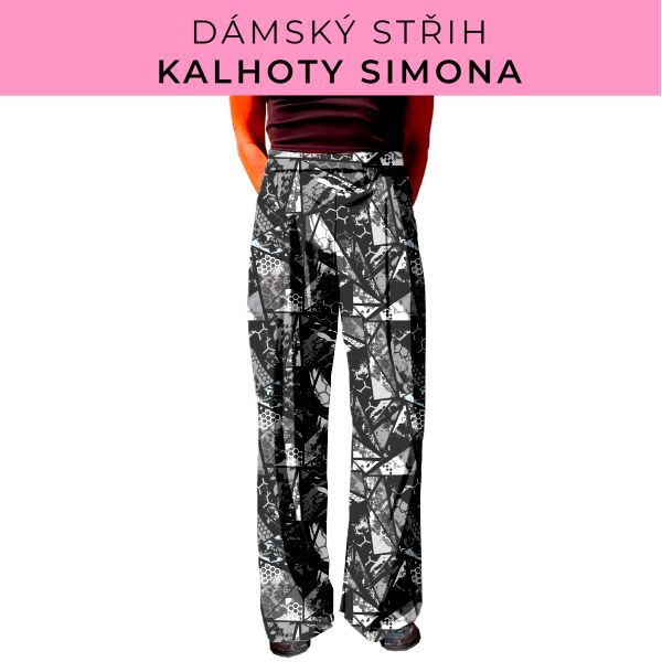 Dámský střih - kalhoty Simona