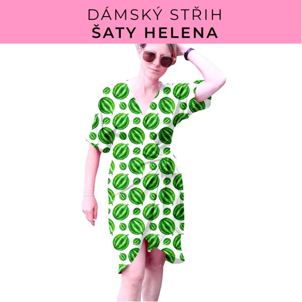 Dámský střih na šaty  Helena
