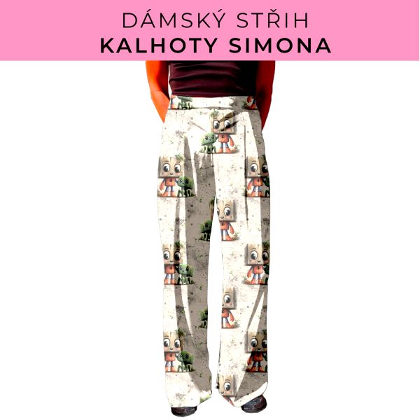 Dámský střih - kalhoty Simona