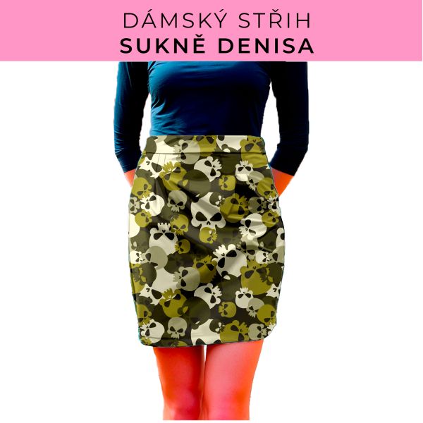 Dámský střih - Dámská sukně Denisa