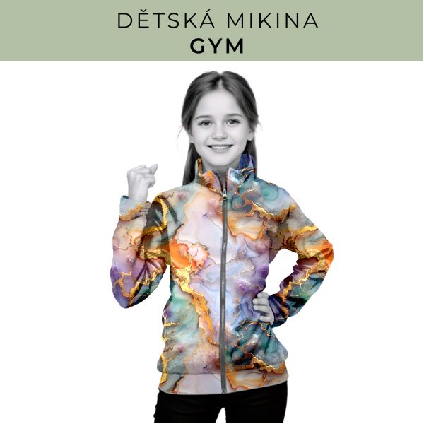 Dětská střih - mikina GYM