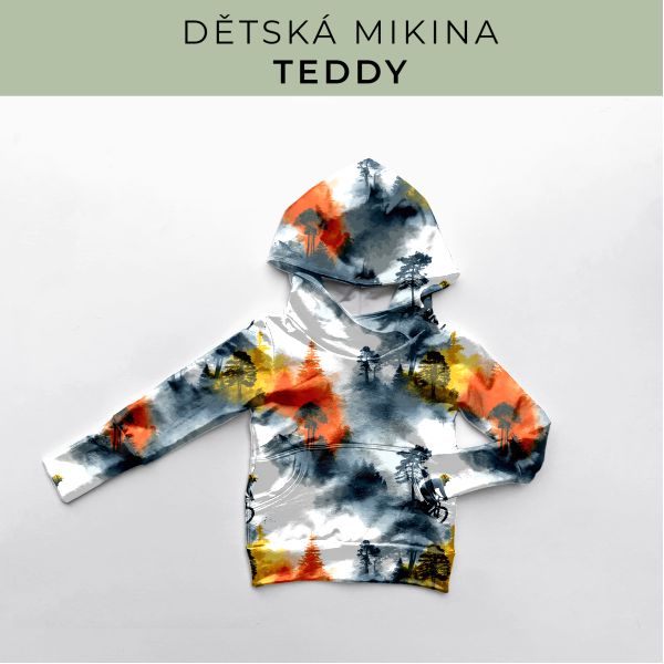 DĚTSKÝ střih - Mikina Teddy
