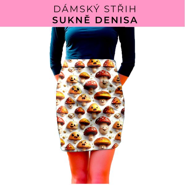 Dámský střih - Dámská sukně Denisa