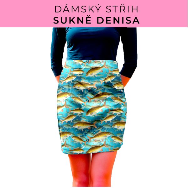 Dámský střih - Dámská sukně Denisa